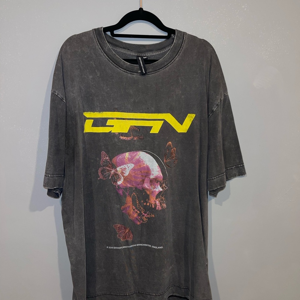 Good for nothing...Graphic T-Shirt with Yellow and Pink Accents.